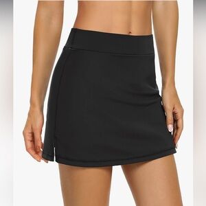 Black Athletic Skort